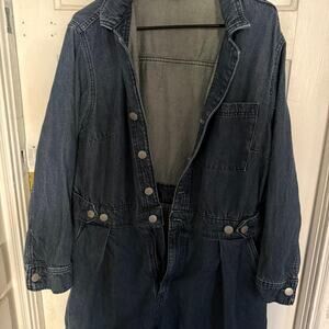 Shorts jean jump suit